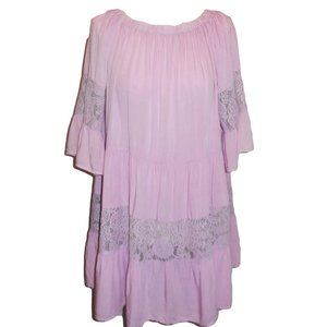 Dress  NWOT SMALL Summer A-shape Tunic Minidress romantic feminine
